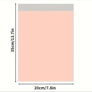 25 Pink Self-Adhesive Pink Self-Adhesive Poly Mailers (13.7” x 7.8”)